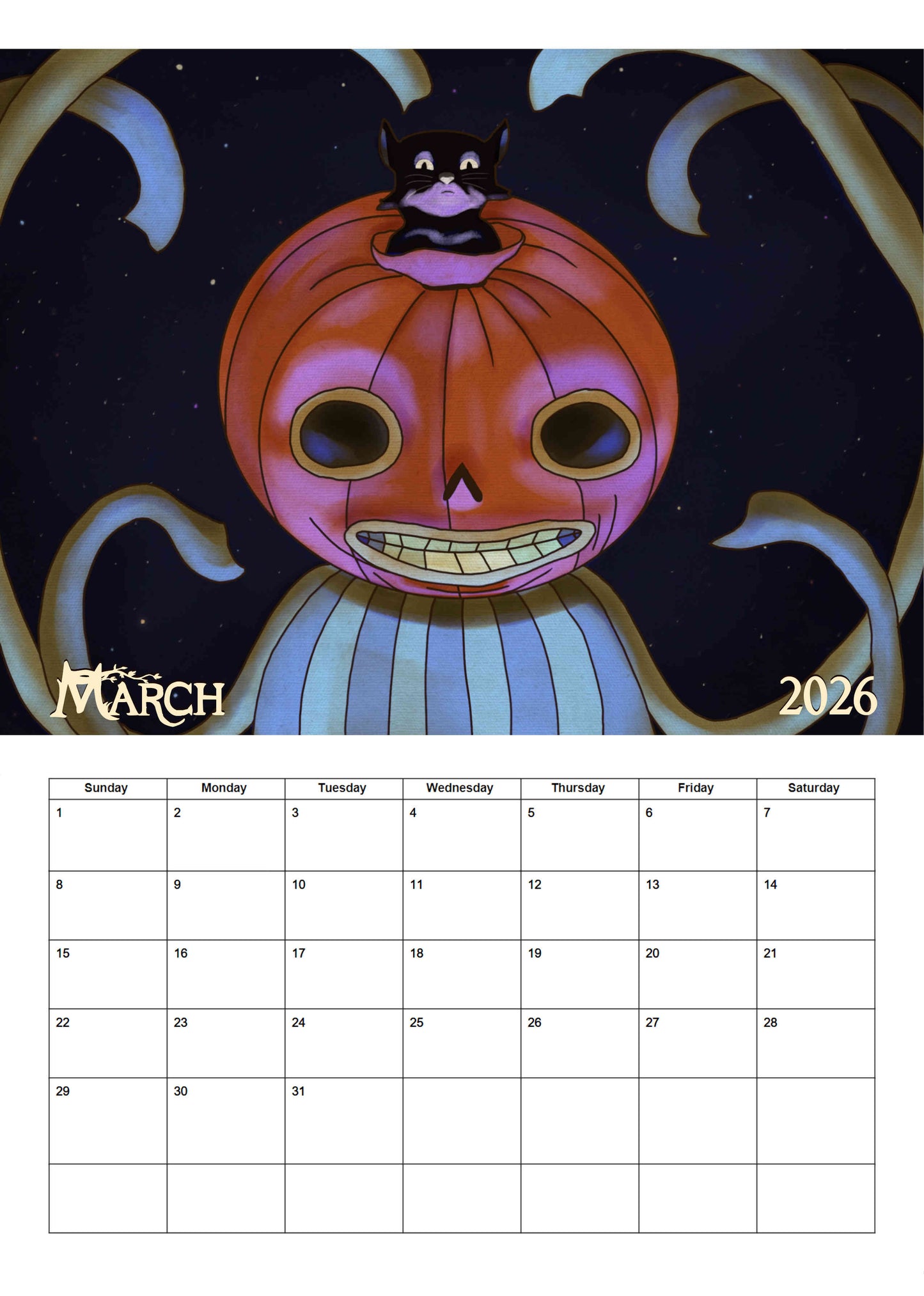 Over The Garden Wall | 2026 Wall Calendar