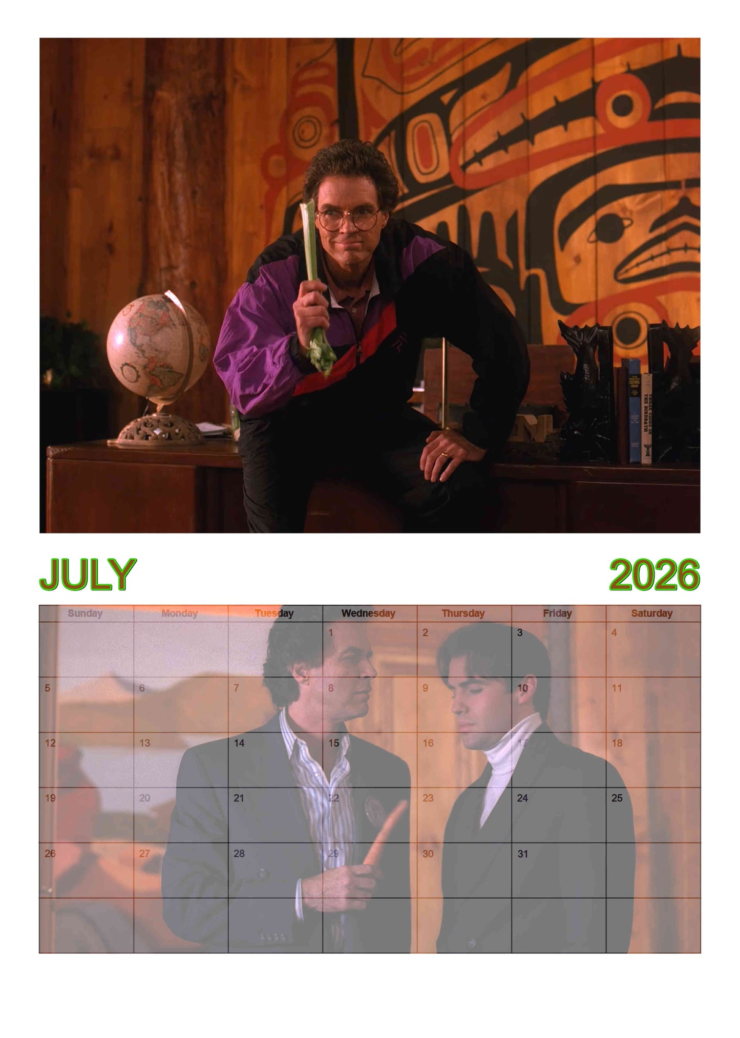Hunks of Twin Peaks : Forbidden Pleasures | 2026 calendar