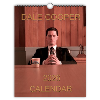 Twin peaks | Dale Cooper | 2026 Wall calendar