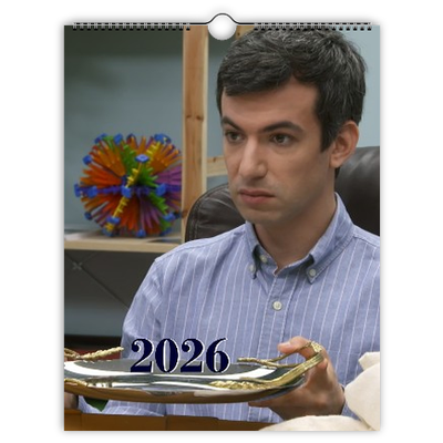 Nathan Fielder | The Hunk | 2026 Wall calendar