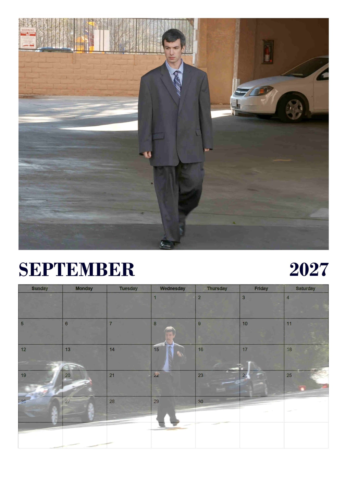 Nathan Fielder | The Hunk | 2027 Wall calendar
