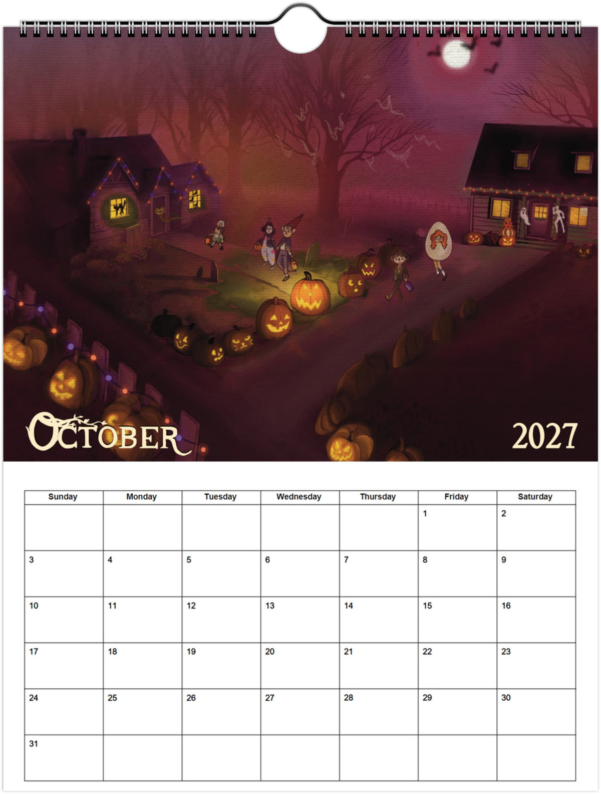 Over The Garden Wall | 2027 Wall Calendar