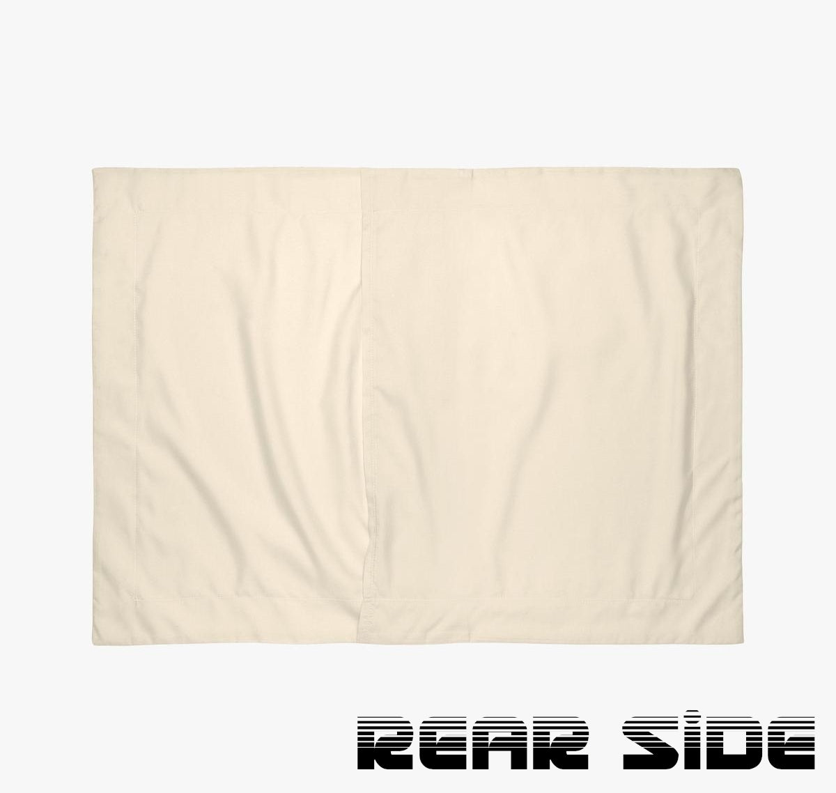 Rear side of the Cher pillow case