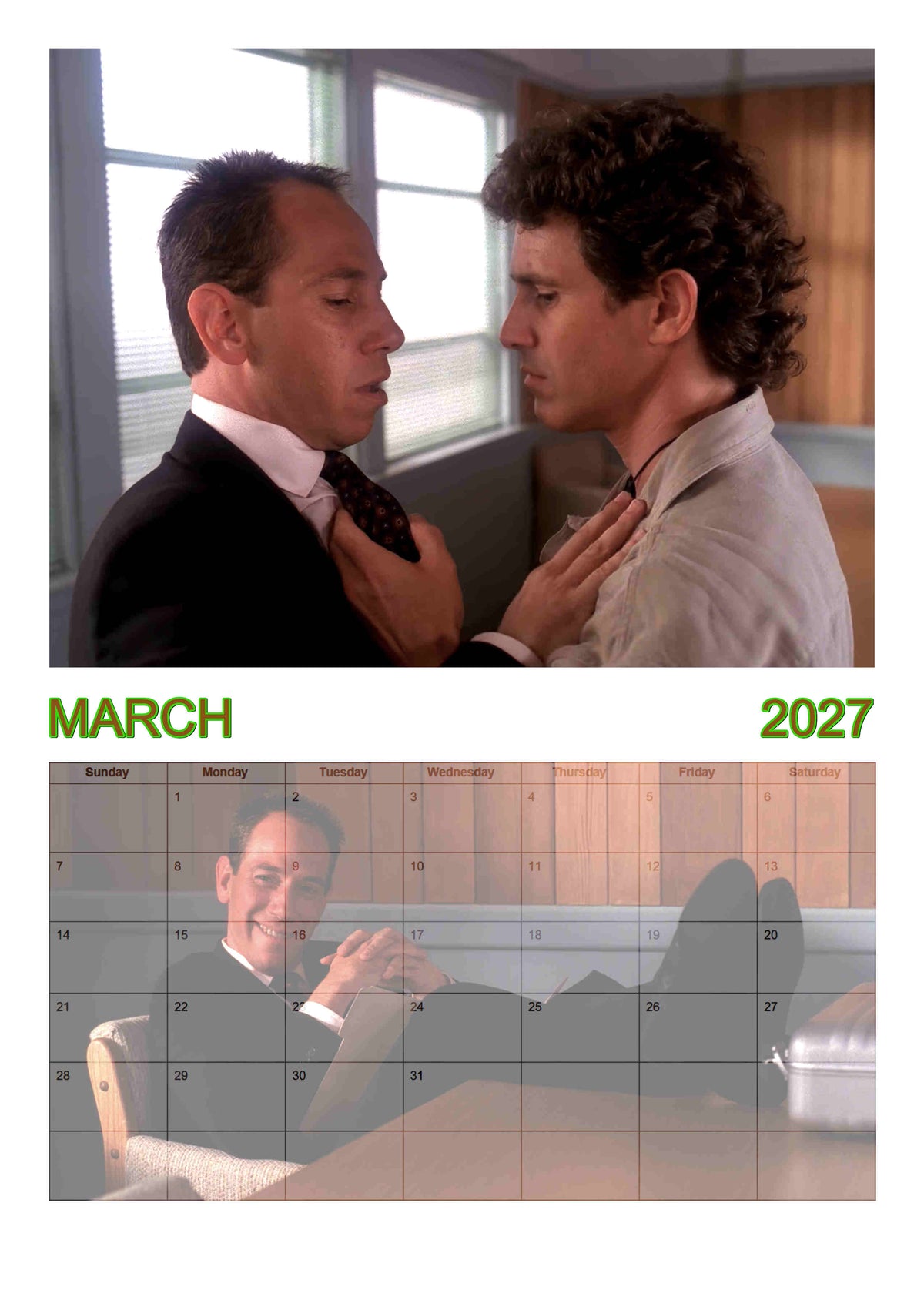 Hunks of Twin Peaks : Forbidden Pleasures | 2027 calendar