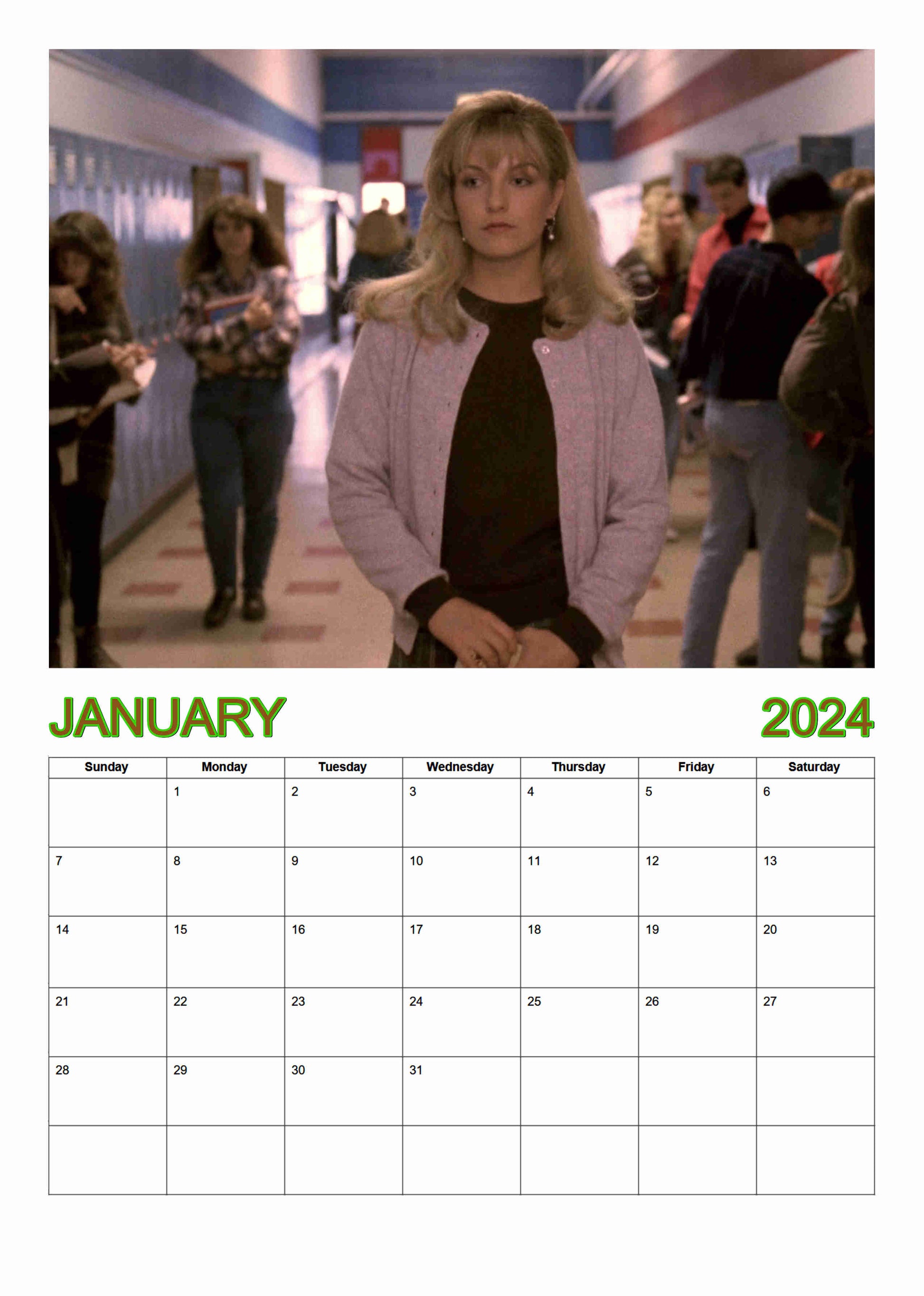 Preview of the month of January featuring Laura Palmer