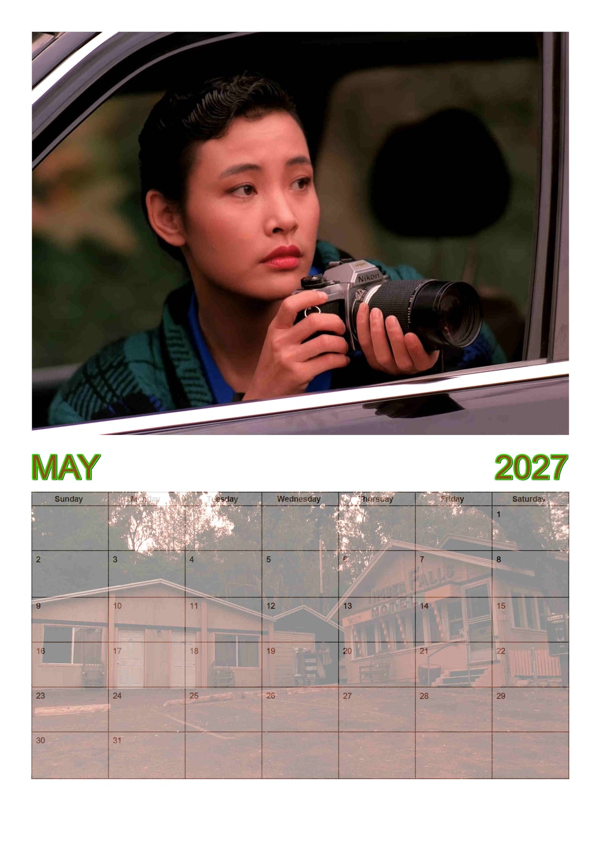 She-Hunks of Twin Peaks, 2027 Wall calendar