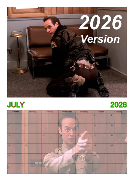Hunks of Twin Peaks | Wall calendar | 2026 version