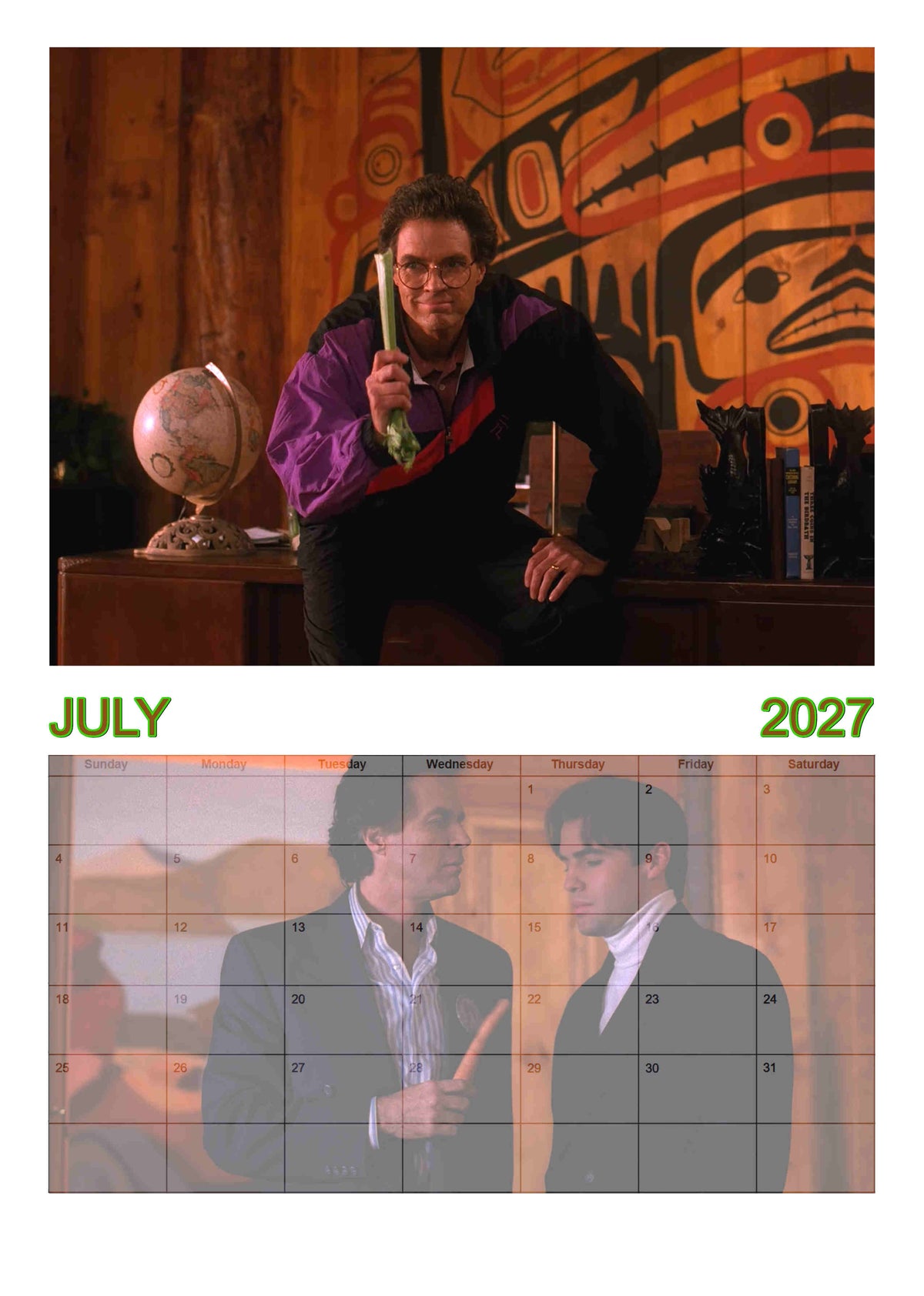 Hunks of Twin Peaks : Forbidden Pleasures | 2027 calendar