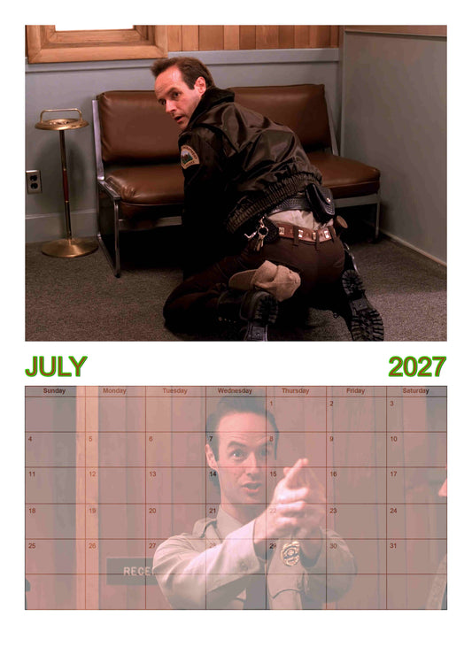 Hunks of Twin Peaks | Wall calendar | 2027 version
