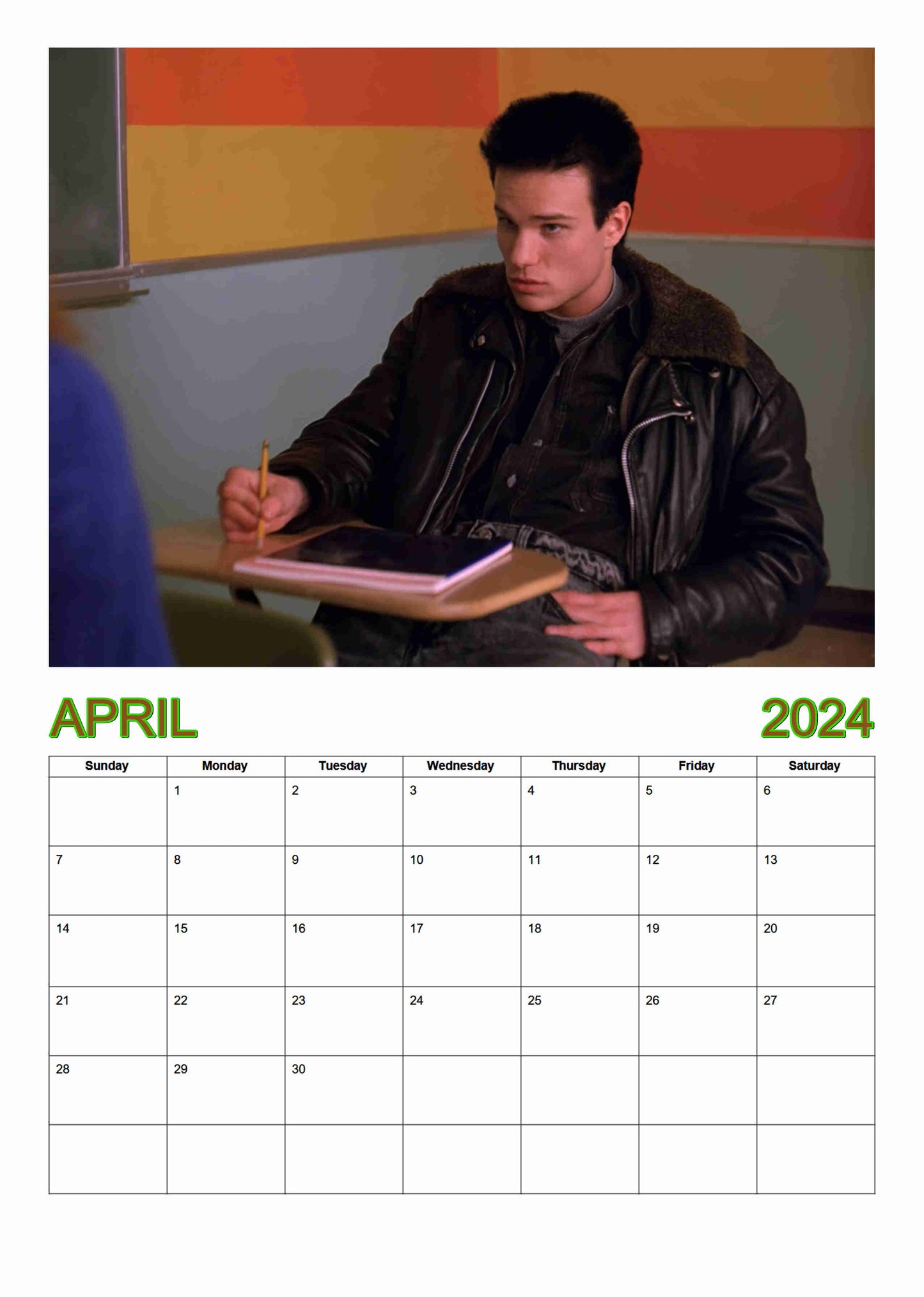Preview of the month of April featuring James Hurley