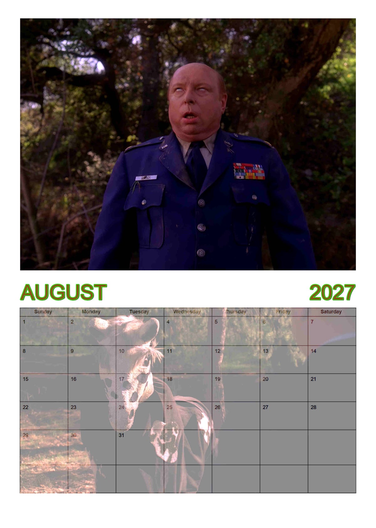 Hunks of Twin Peaks : Forbidden Pleasures | 2027 calendar