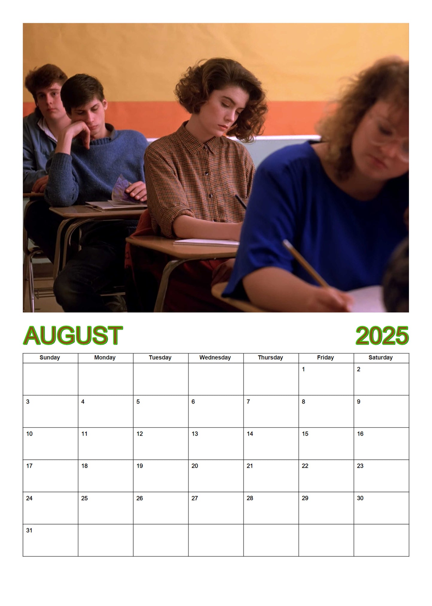 Twin Peaks Academic Calendar | 2024-25