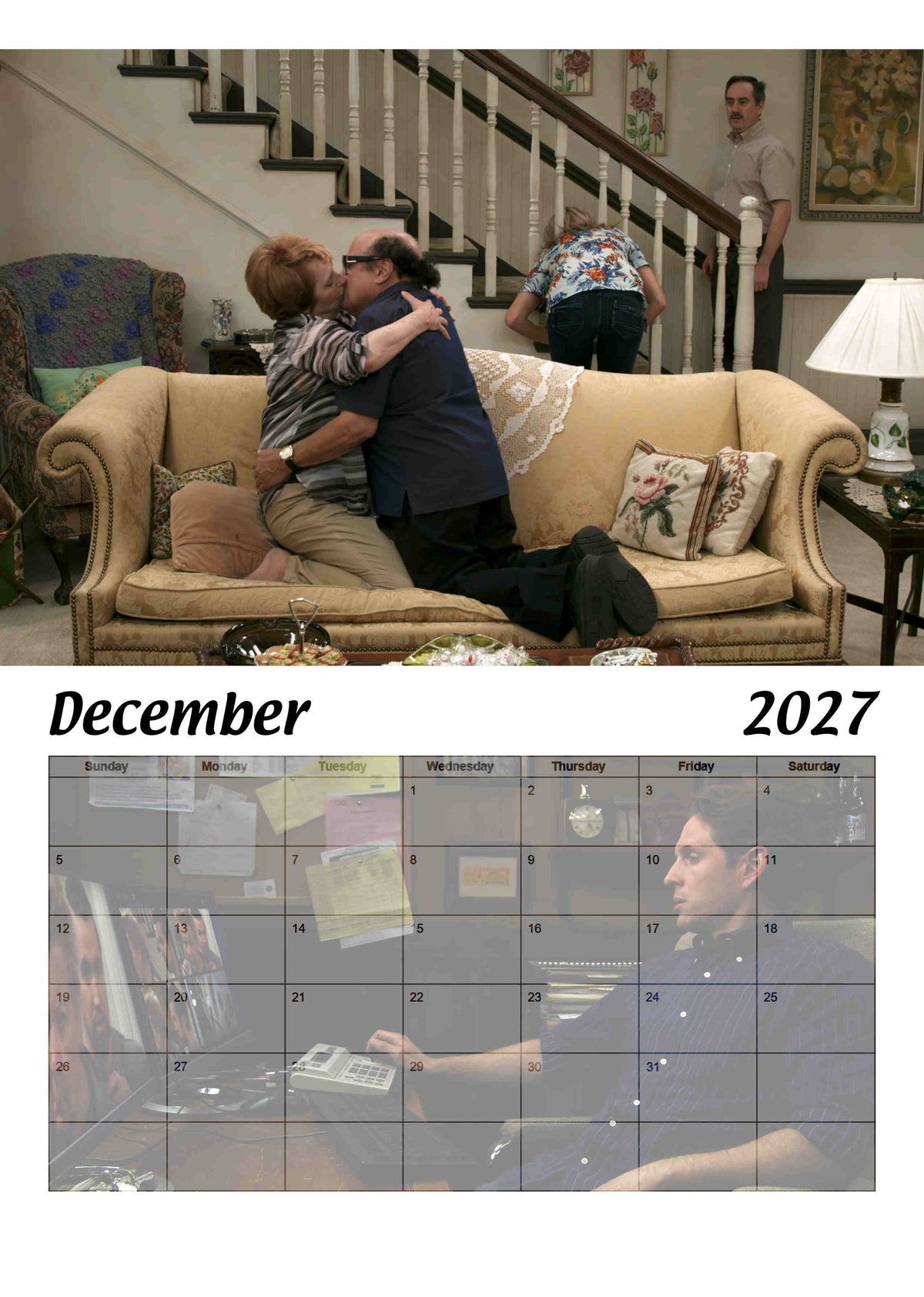 Its Always Sunny, No Context, 2027 Wall calendar