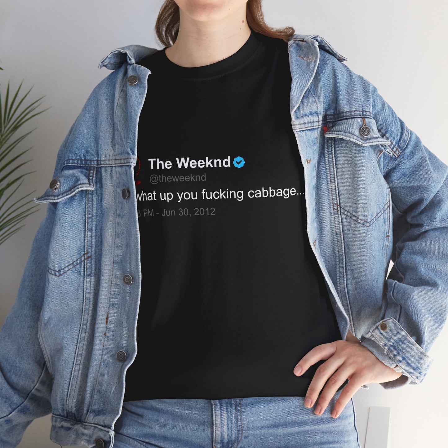 The Weeknd 'yo what up' T Shirt | Twitter Classics