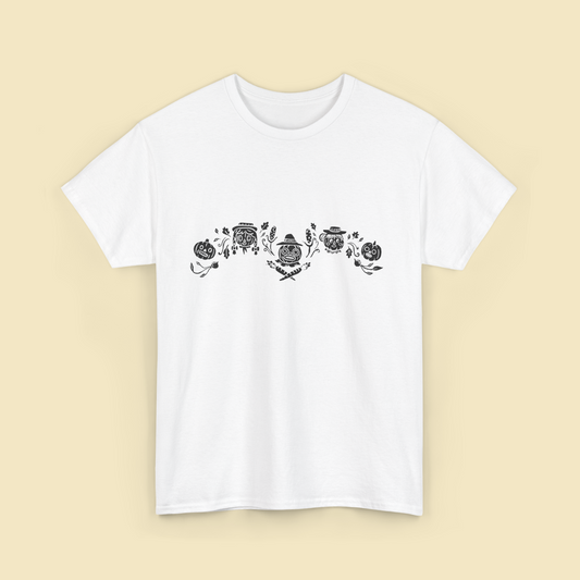 Over the Garden Wall | Don Your Vegetables | Lino Print T shirt