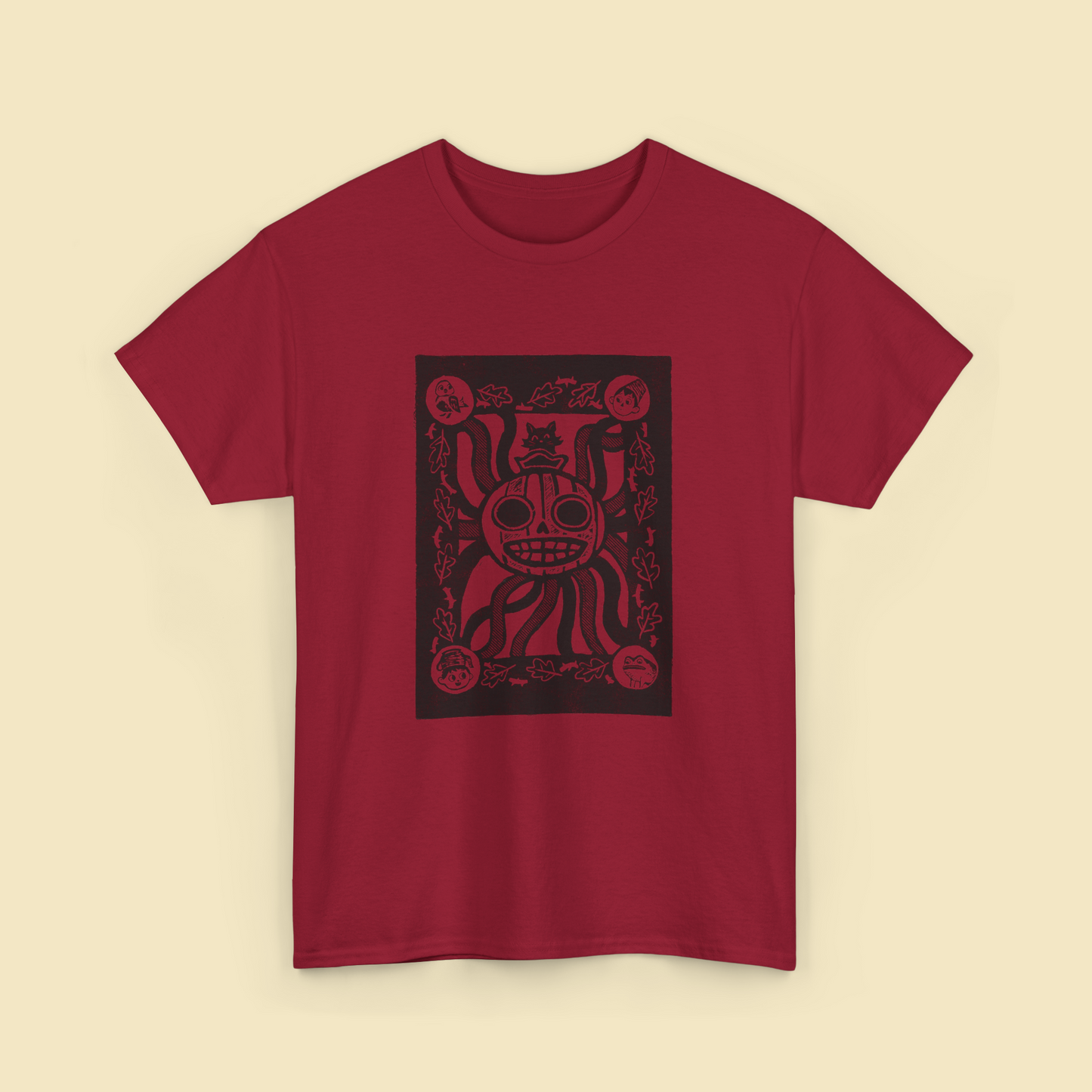 Over the Garden Wall | You'll Join Us | Lino Print T shirt