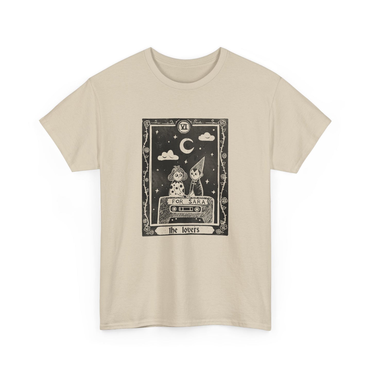 Over the Garden Wall | The Lovers | Lino Print T shirt