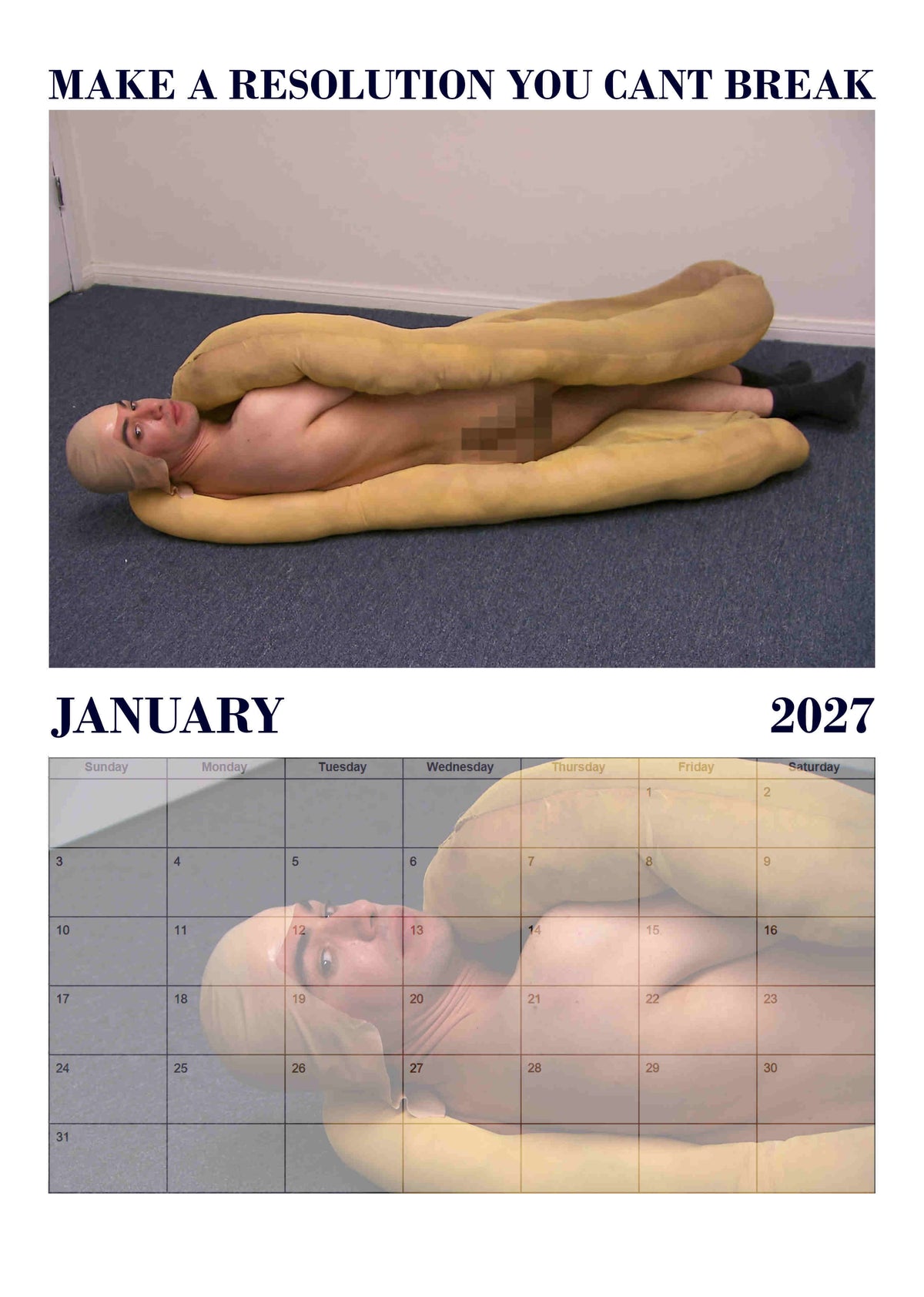 Nathan Fielder | The Hunk | 2027 Wall calendar