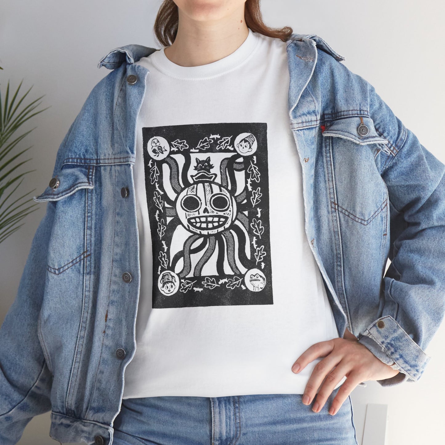 Over the Garden Wall | You'll Join Us | Lino Print T shirt