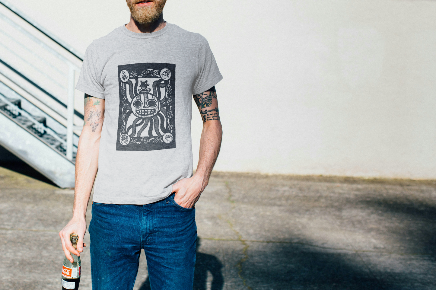 Over the Garden Wall | You'll Join Us | Lino Print T shirt