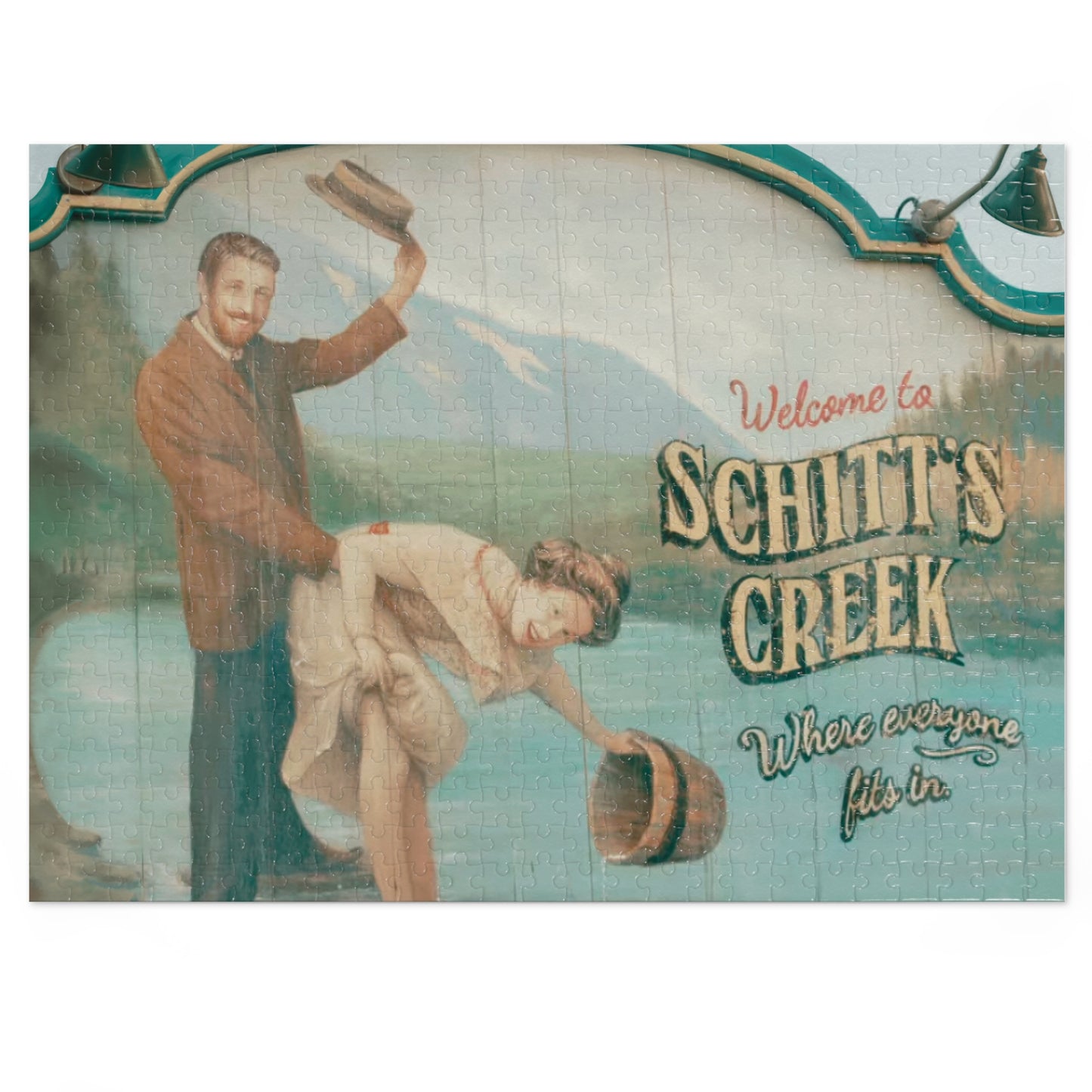 Schitt's Creek - 110, 252 and 500 piece jigsaw puzzle