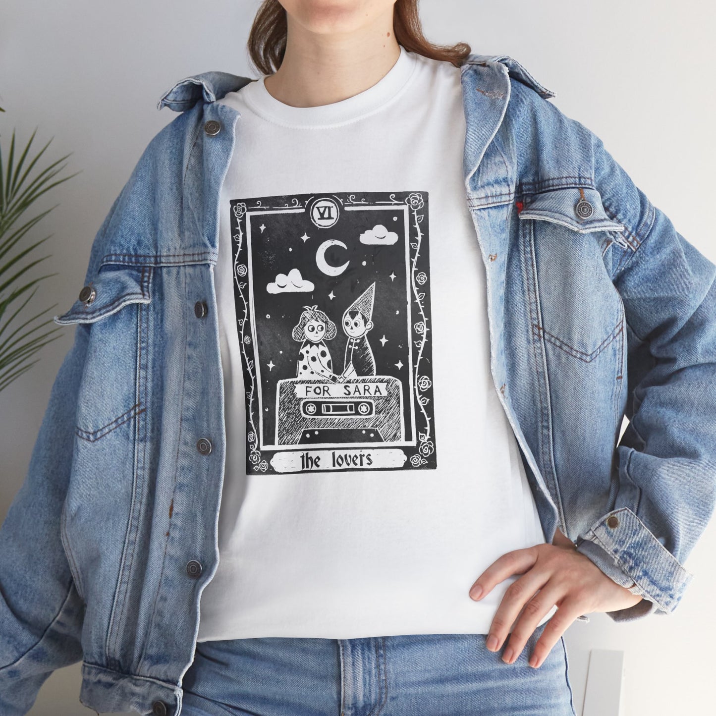 Over the Garden Wall | The Lovers | Lino Print T shirt