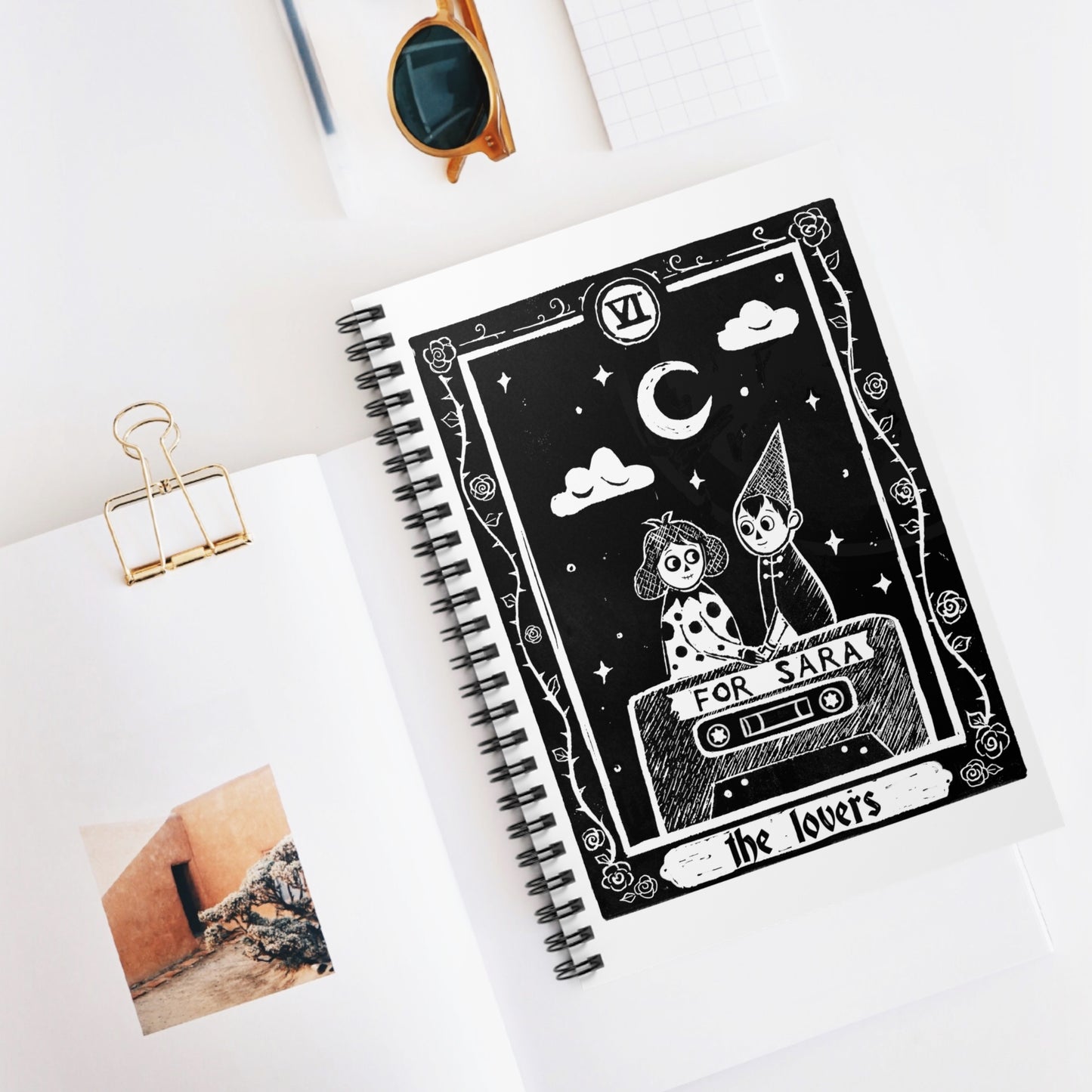 Over The Garden Wall | The Lovers | Spiral Notebook | Ruled Line