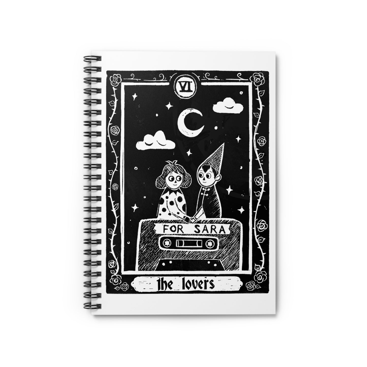 Over The Garden Wall | The Lovers | Spiral Notebook | Ruled Line