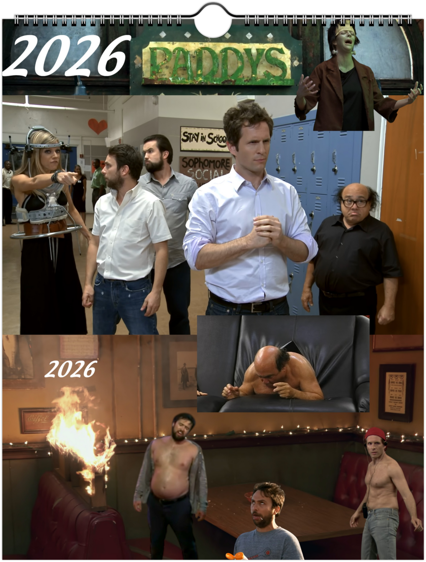 Its Always Sunny, No Context, 2026 Wall calendar
