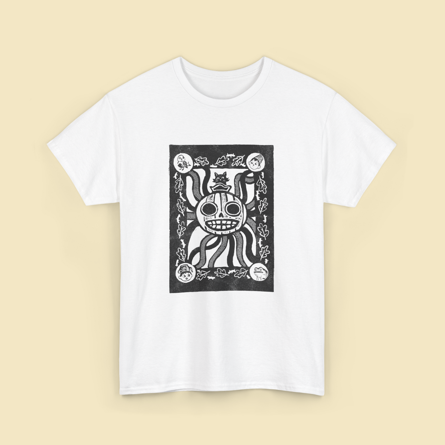 Over the Garden Wall | You'll Join Us | Lino Print T shirt