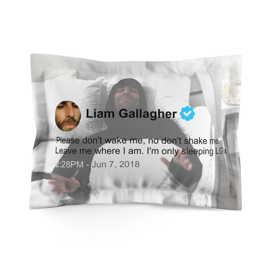 Liam Gallagher 'I'm only sleeping' Pillow Case