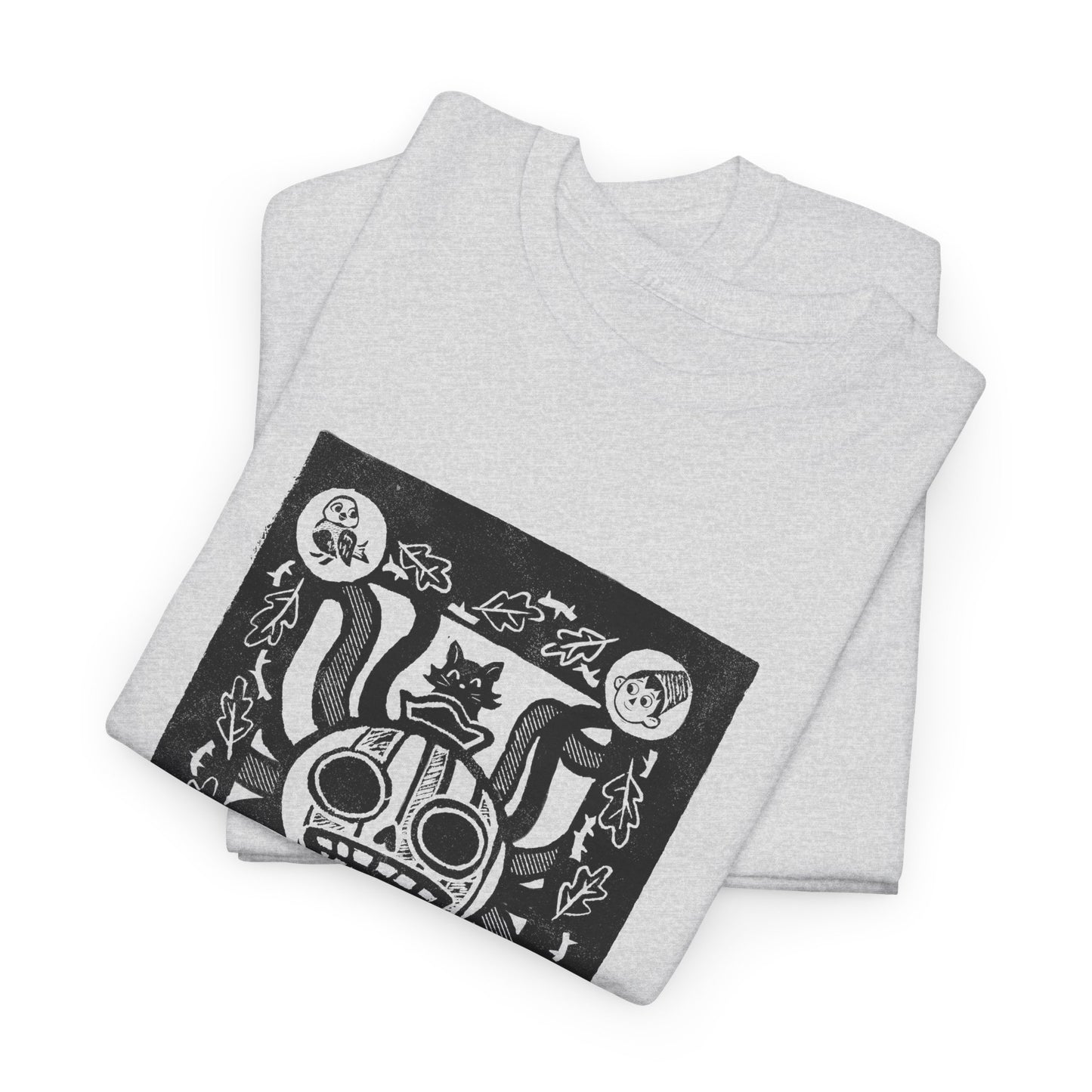 Over the Garden Wall | You'll Join Us | Lino Print T shirt