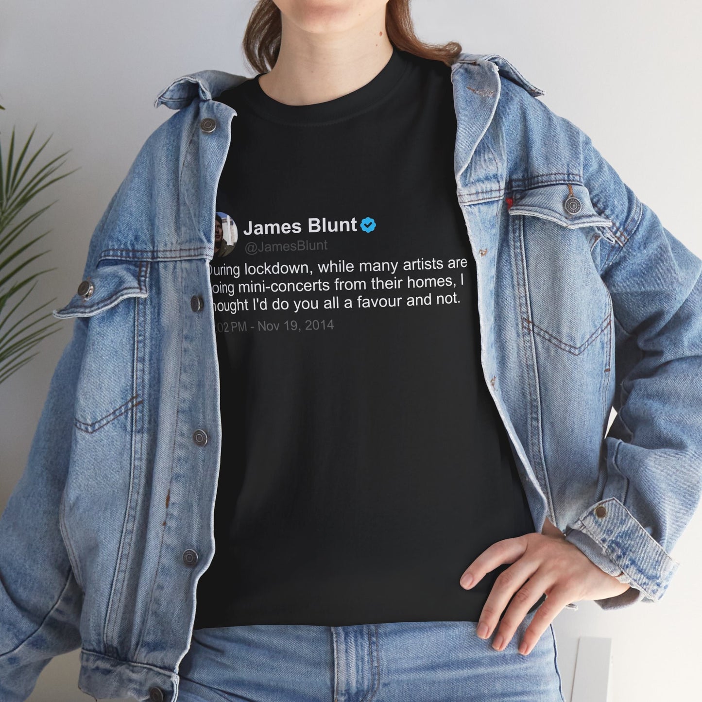 James Blunt Lockdown T Shirt | Twitter Classics