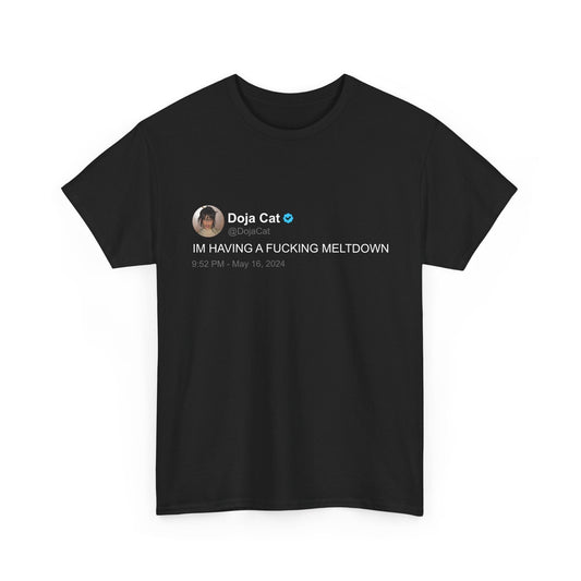 Doja Cat 'Having a meltdown' T Shirt | Twitter Classics