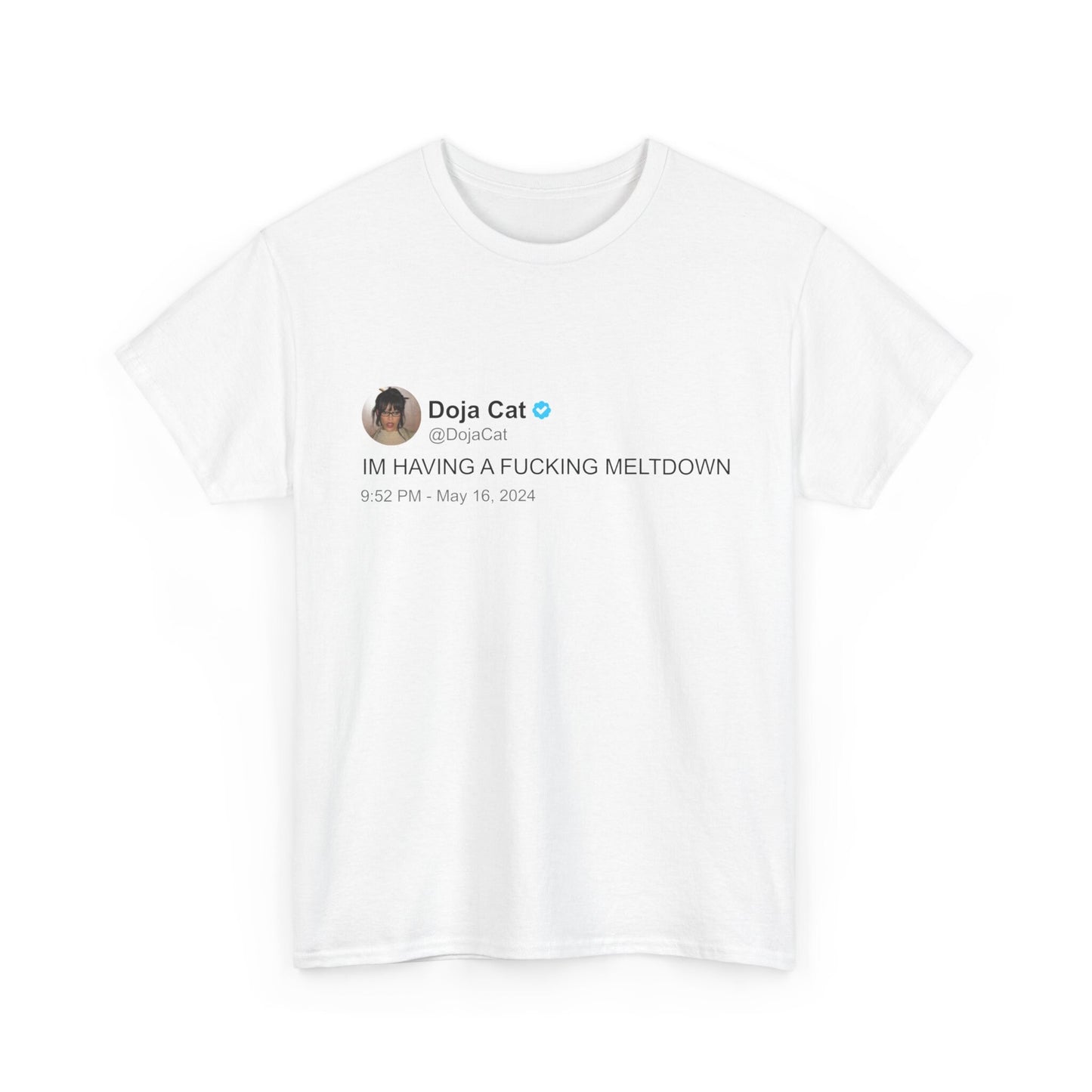 Doja Cat 'Having a meltdown' T Shirt | Twitter Classics