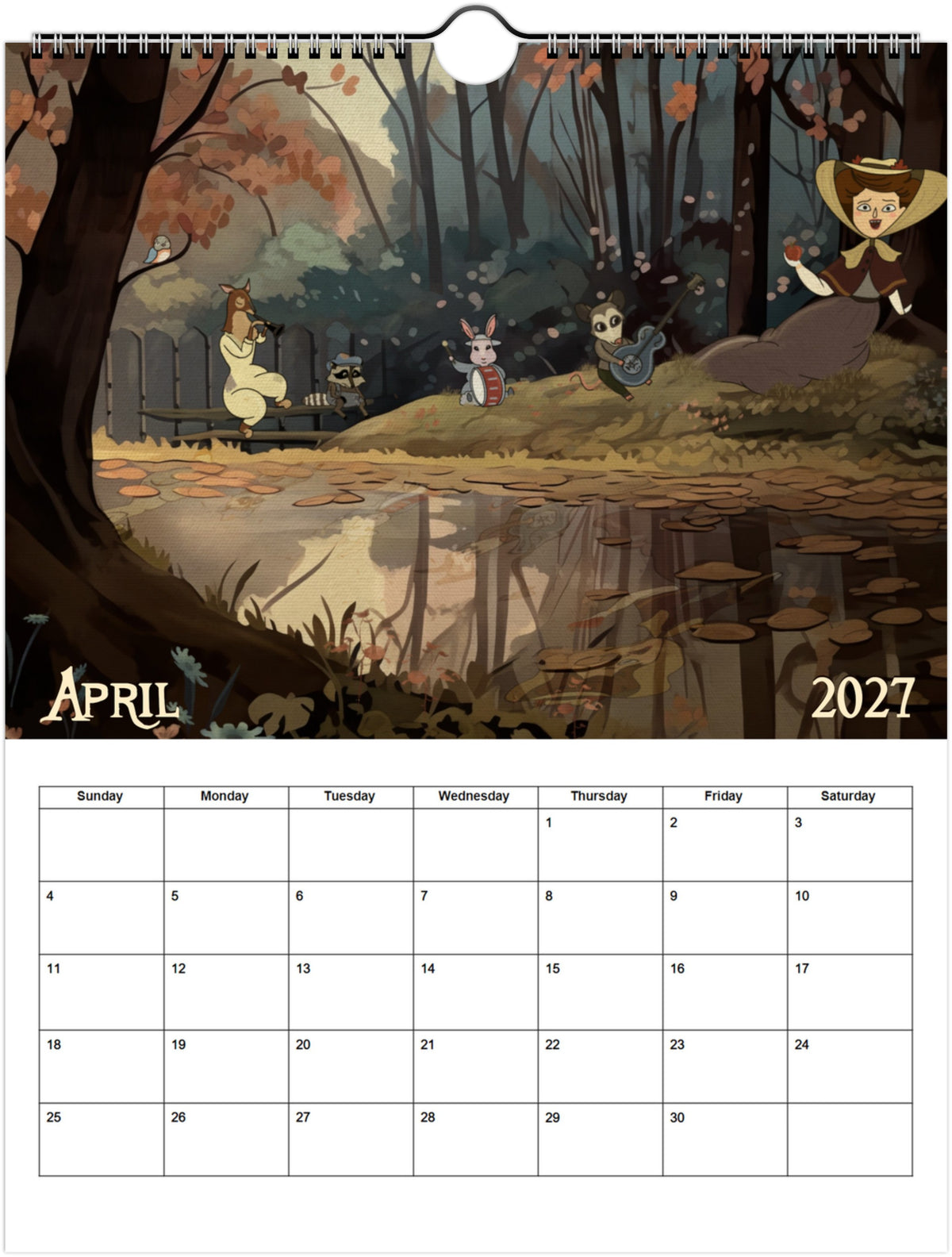 Over The Garden Wall | 2027 Wall Calendar