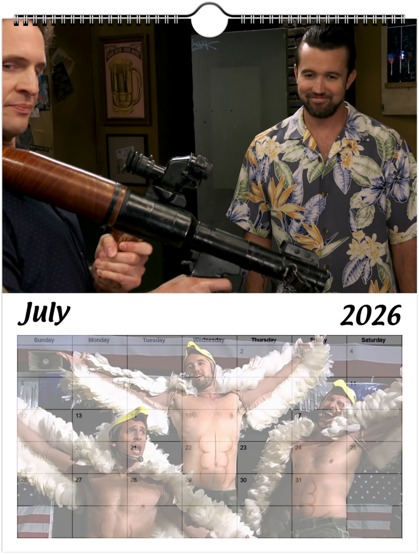 Its Always Sunny, No Context, 2026 Wall calendar