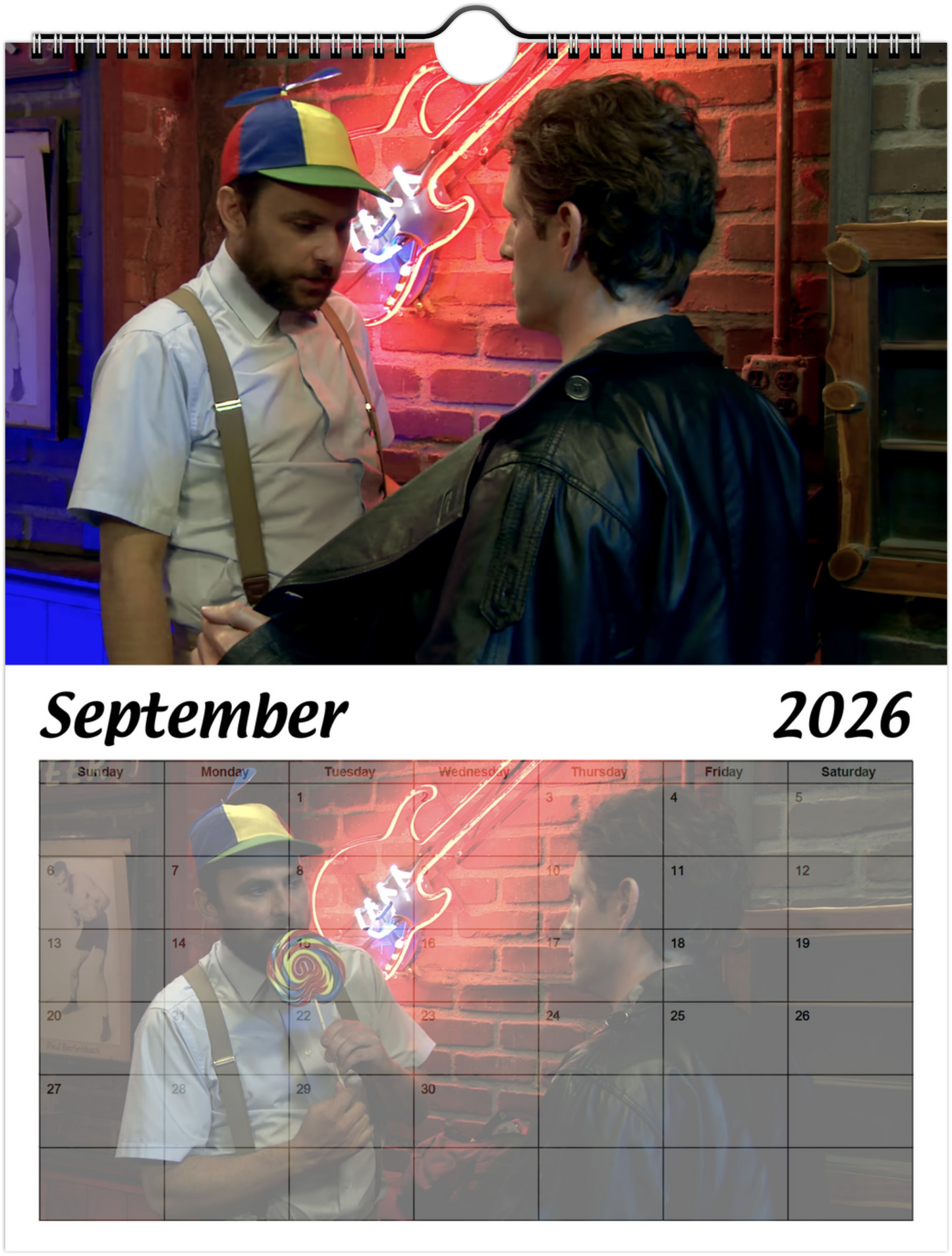Its Always Sunny, No Context, 2026 Wall calendar
