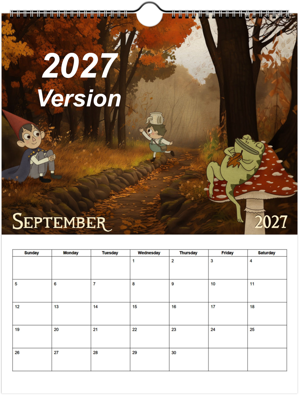 Over The Garden Wall | 2027 Wall Calendar