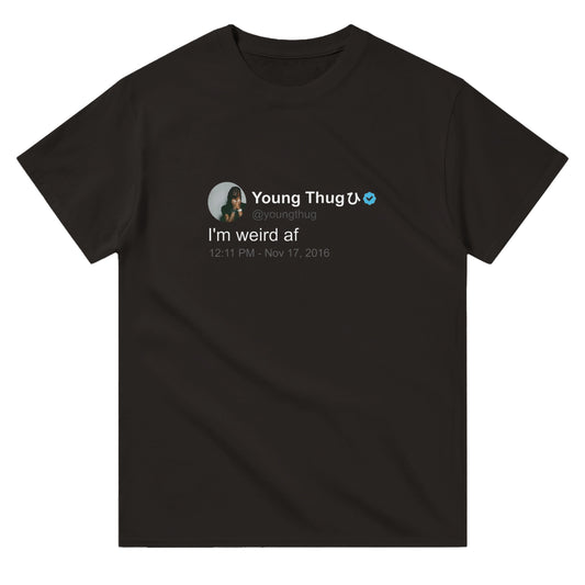 Young Thug 'Weird' T Shirt | Twitter Classics