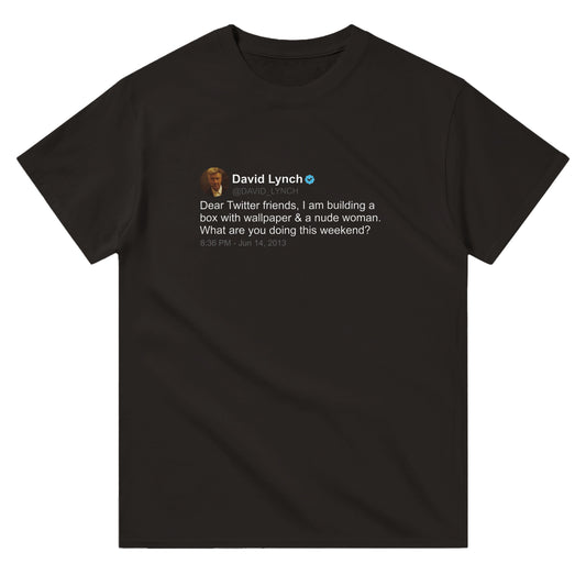 David Lynch 'nude woman' T Shirt | Twitter Classics