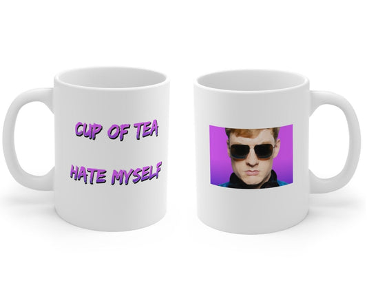 James Acaster mug | Cup of Tea Hate Myself