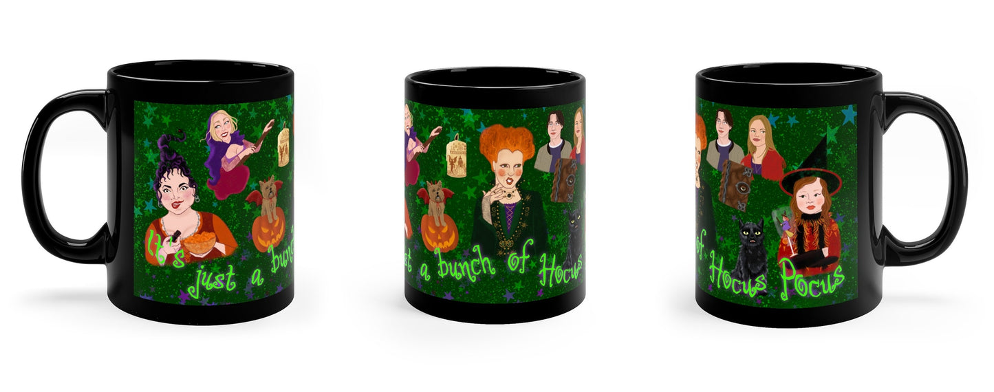 Hocus Pocus Collage | 11oz  Black Mug