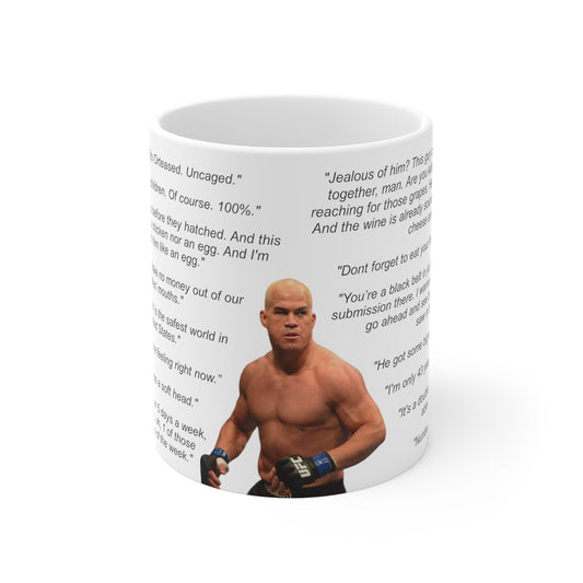 Tito Ortiz quotes mug UFC MMA Huntington Beach Bad Boy